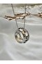 Women's Steel Necklace with Zircon Embellished - 4
