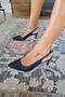 036 1313 Stone Detailed Low Heeled Stiletto Evening Dress - 2