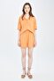 Flexible Linen Look Relax Fit Shorts - Tyc with Pockets00432908292 - 3