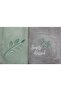 Set of 2 Embroidered Curly Kitchen Towels - 100% Cotton, 40x65 Cm - 3