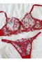 Tuberose Red Underwire Set - 3