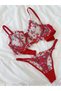 Tuberose Red Underwire Set - 4