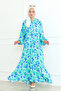 Manolya Hijab Viscose Dress 6064 - Green