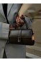 Paula Model Dark Brown Women's Hand and Shoulder Bag - 6