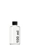 100 ml Transparent Small Bottle 100 cc Black Leak Proof Lid Glass Bottle Gift 6 Pieces - 4