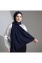 Corn Silk Shawl Navy Blue - 4