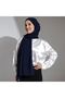 Corn Silk Shawl Navy Blue