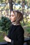 وشاح حجاب كريستال عادي مقاس 95 × 95 سم - 2