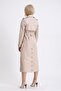 Beige Lambskin Trench Coat - 6