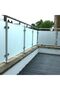 Shower Cabin and Balcony Glass Covering Foil 122cm X 2cm Self-Adhesive - 3