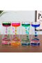Magic Relaxing Heart Drop Rainflakes Special Sweet Liquid Gel Gift Box Natural Peace of Mind Clock