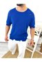 Ripped Detail T-Shirt Laser Cut T-shirt - 5
