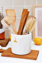 Nordic Countertop Upright Spoon Holder White - 8