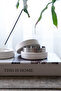 Steel Ashtray with Lid White - 5