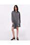 Gray Woven Dress - 3
