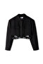 Black Woven Jacket - 6