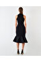 Black Woven Skirt - 5