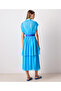 Blue Woven Dress - 4