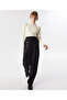 Black Woven Trousers - 5
