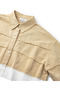 Woven Beige Shirt - 7