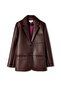 Leather Blazer Jacket - Stylish and Comfortable - 3