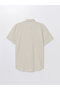 Linen Blended Regular Fit Men's Shirt - Short Sleeve - 3