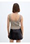 Ribbed suspender blouse - 4