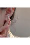Pearl Design Antiallergic Steel Earrings - Stylish and Gentle Skin-Friendly Accessory - 2