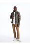 Standard Fit Stand Collar Men's Coat - 3