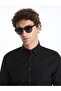 Slim Fit Long Sleeve Oxford Men's Shirt - 2