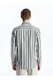Men's Striped Long Sleeve Regular Fit Shirt - 5