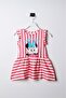 Minnie Mouse Printed Girls' Striped Sleeveless Summer Dress - 3
