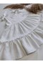 Girl's muslin sleeveless ruffled dress - 3