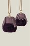Plum Velvet Fabric Long Sleeve Tutu Baby Girl Dress - Velvet - 5