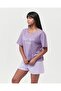 Cotton Short Sleeve Printed Women's Shorts Pajama Set - 4