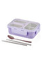 620 ml Stainless Steel Lunch Box - Lunch Box Xc-7097 (Mixed Color 1 Piece) - 2