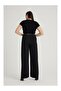 Women's Plus Size Lycra Combed Cotton Trousers with Pocket Stone Detail G111-1 - 7