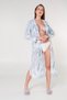 Helen Voile Buttoned Shirt Dress Women's Beach Dress Green - 3