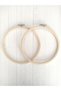 21 cm Wooden Screw Pulley Set of 2; Etamine, Punch, Embroidery Pulley