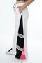 Girls' 100% Cotton Garnished Oversize Wide-Leg Sweatpants - 4