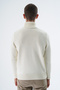 Men's Bone Turtleneck Knitted Wool Knitwear Knitted Sweater Trist-5336 - 4