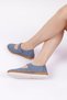 Women's Velcro Laser Soft Anatomical Footwear Genuine Leather Shoes Blue Genuine Leather 26472623