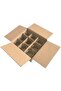 29 ml Small Sample Glass Jars (29 cc) with Black Metal Lids, 6 Pieces - 4