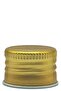 28mm Leakproof Metal Gold Cap, Suitable for Cold Brew Bottles, 28 PP Caps, 25 Pieces