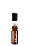 10 ml Amber Stainless Steel Roll-On Bottle, 10 cc Leakproof Brown Glass Bottle with Black Cap, 6 Pieces - 4