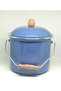 ENAMEL HOUSE 22 CM 5 LITER NAVY BLUE ENAMEL COPPER