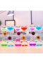 Magic Relaxing Heart Drop Rainflakes Special Sweet Liquid Gel Gift Box Natural Peace of Mind Clock