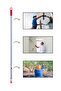 Telescopic Extension Metal Pole Handle 2 Meters - 3