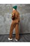 Zippered Collar Knitwear Tracksuit Set - 4