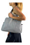 Tote Women's Gray Shoulder Bag - 3